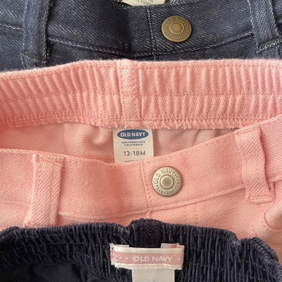 Old Navy Girls Corduroy Skirt & 2 pairs Jeggings  12-18 months - Picture 4 of 12